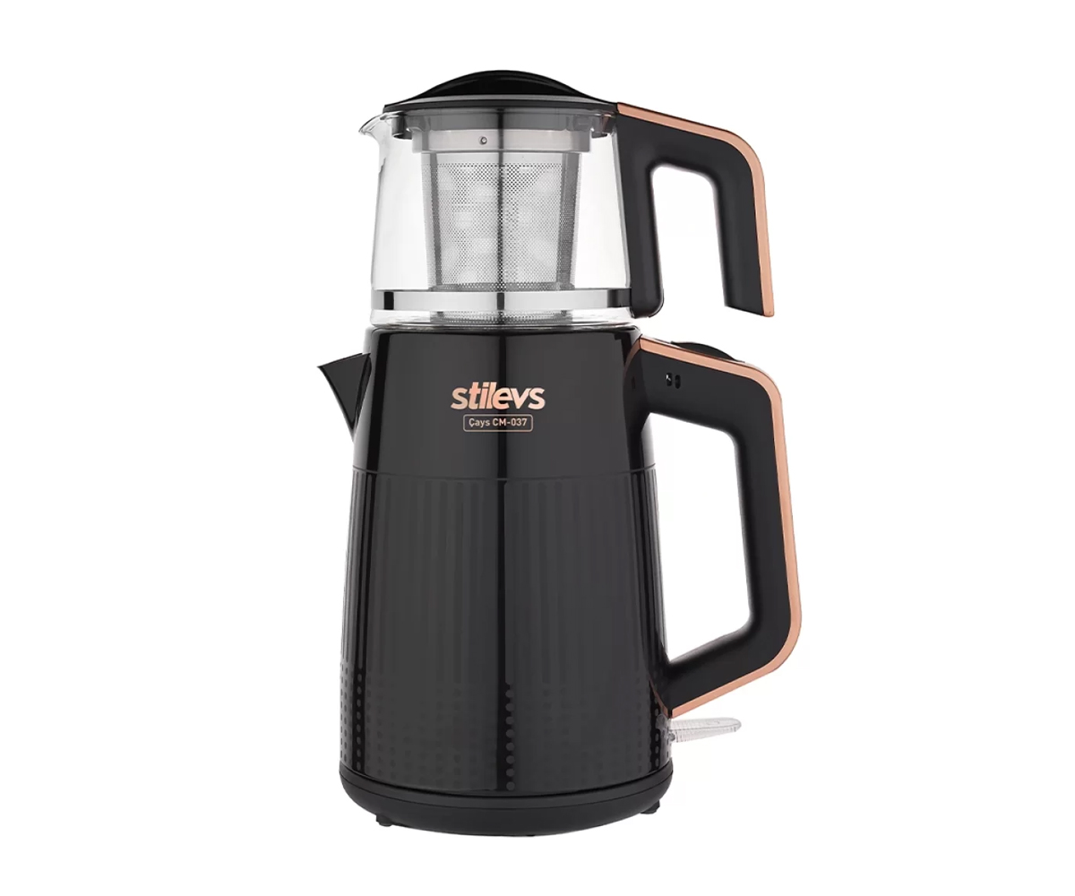 Stilevs Çays Cm-37 Çay Makinesi 1650w Siyah-Bakır
