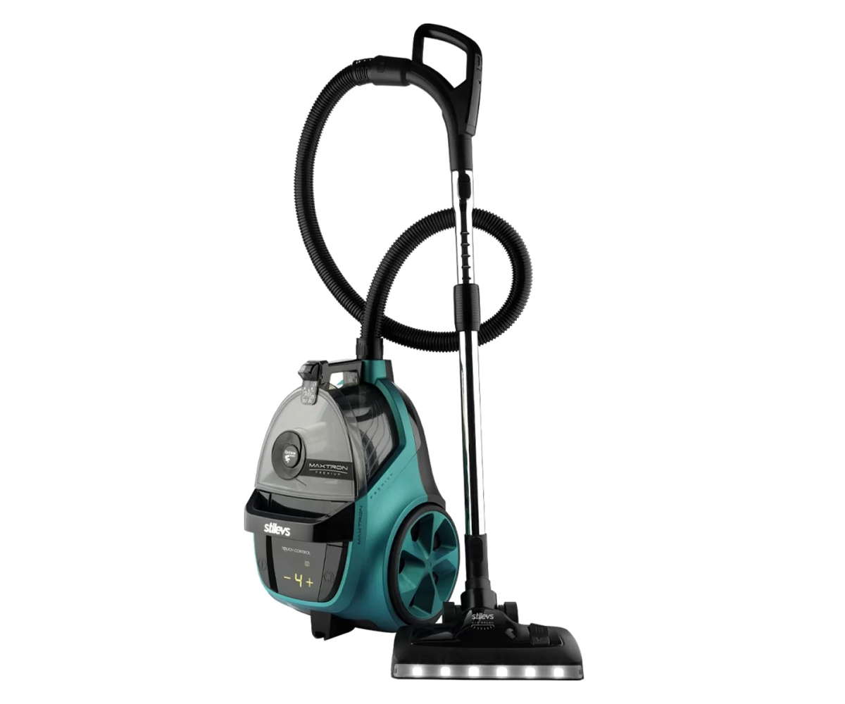 Stilevs Maxtron Premium Toz Torbasiz Süpürge 800W Siyah-Sedefli Mavi