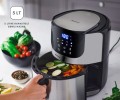 Homend Airfrday 8 Prog.Dokunmatik 5 Lt Yağsiz Fritöz 2502H İnox
