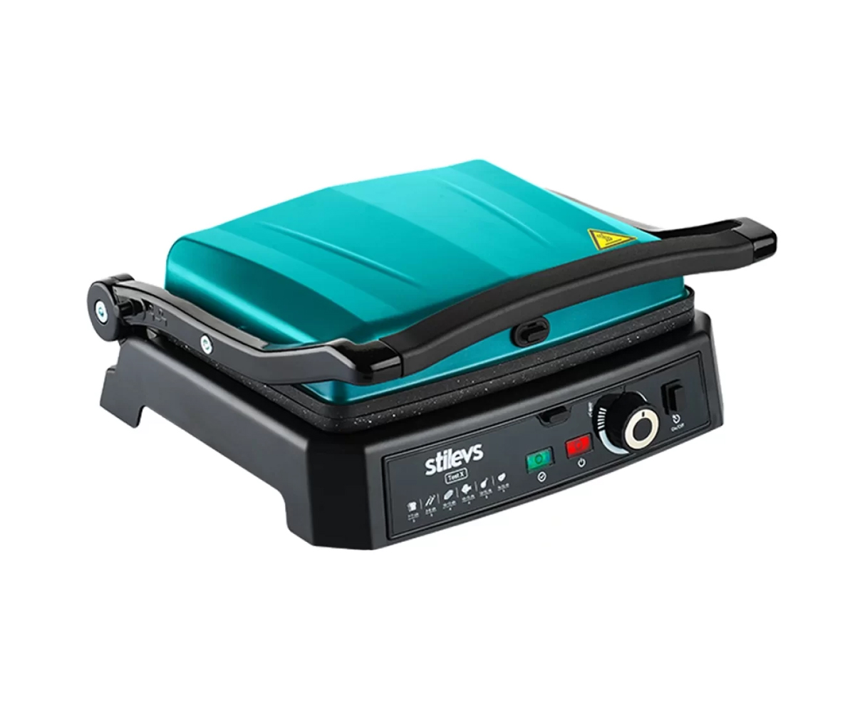 Stilevs Tost X Granit Tost Makinesi 2000w Sedefli Mavi