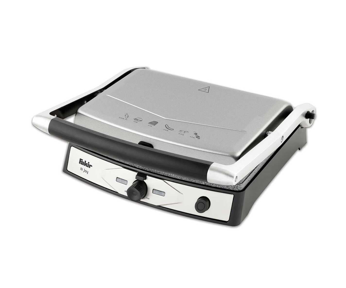 Fakir N Joy Tost Makinesi 2000w 180 Derece Açılabilen Silver