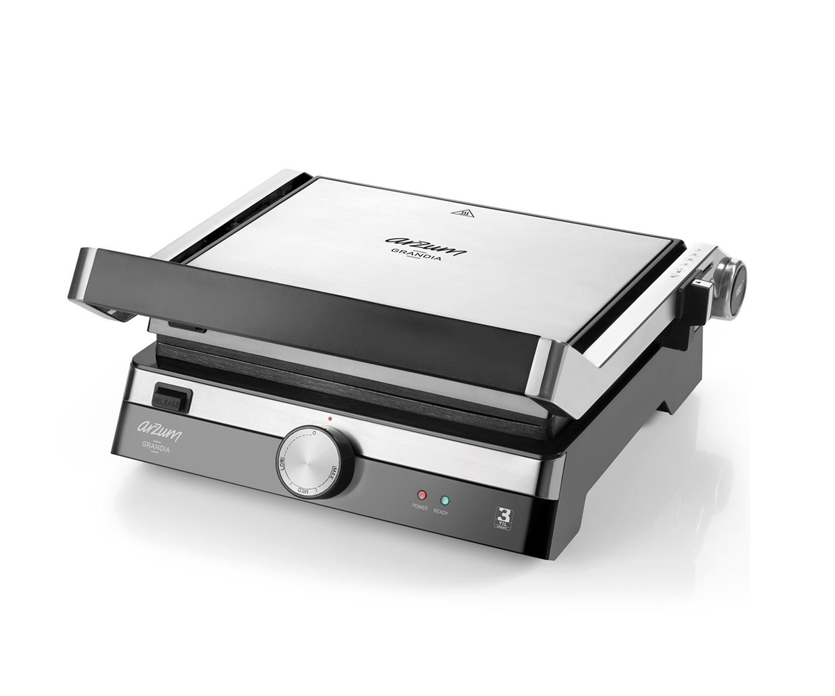 Arzum Ar2023 Grandıa Izgara Ve Tost Makinesi 2000w Paslanmaz Çelik