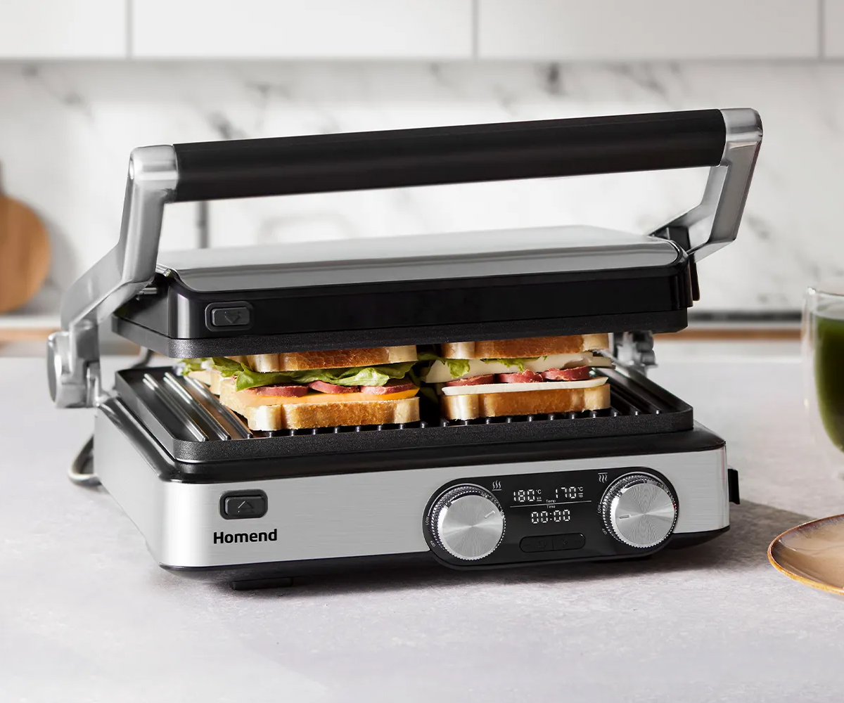 Homend Grıllıant 1340h Tost Makinesi Inox