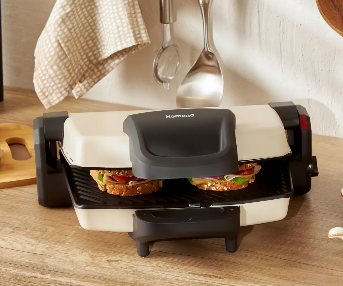 Homend Toastbuster 1337h Tost Mak. 4 Ekmekli Krem