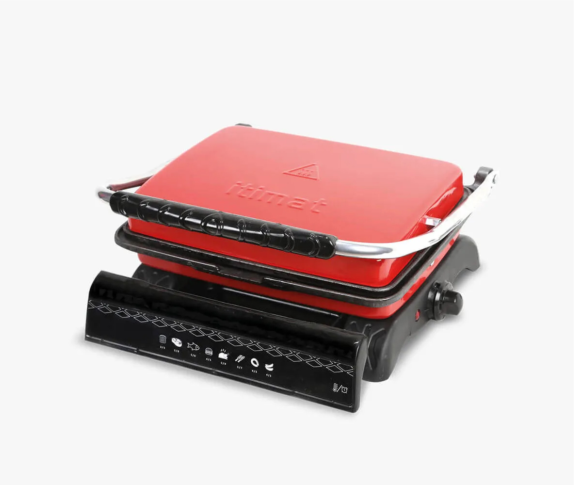 İtimat 1090 Perfecto Tost Makinesi 2000w Kırmızı