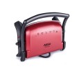 Aksu T 28e Tostadoy Granit Izgara Ve Tost Makinesi 1800w Kırmızı