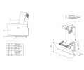 Simfer Sd-8704 Davlumbaz 60cm Eğik Cam Beyaz