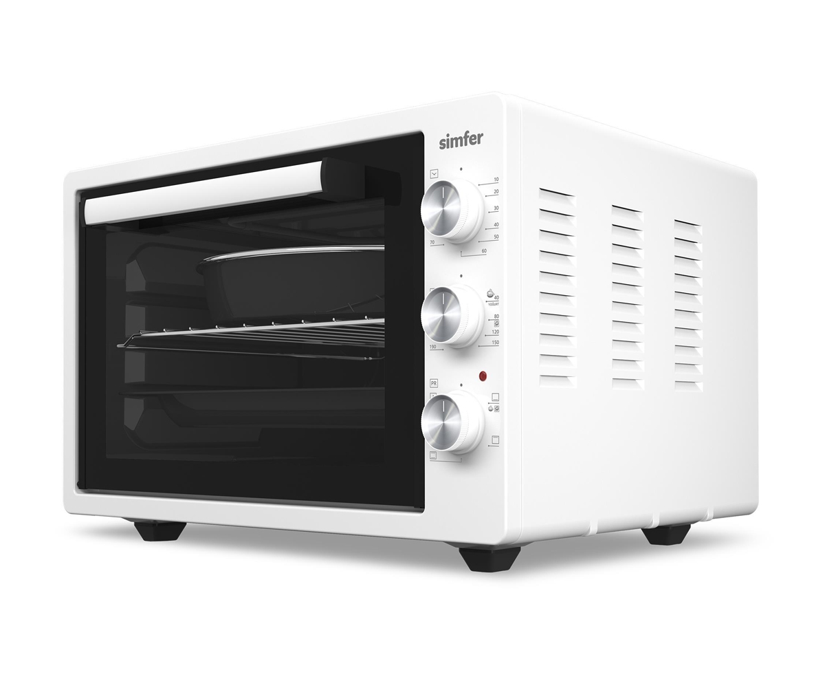 Simfer M4242 Midi Fırın Turbo 6 Fonksiyon 42lt Beyaz