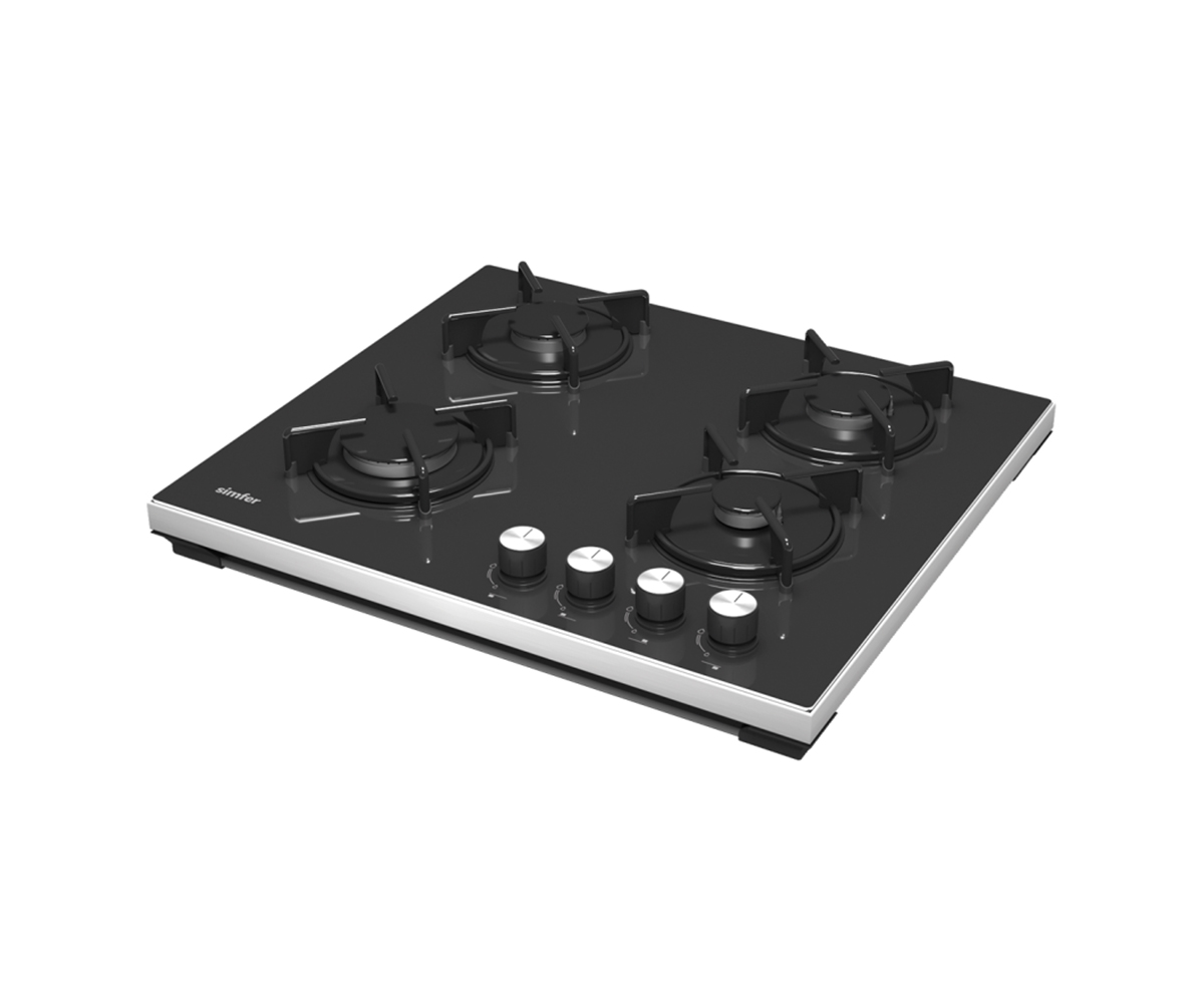 Simfer 3031 Setüstü Ocak Cam Siyah 4g Emaye