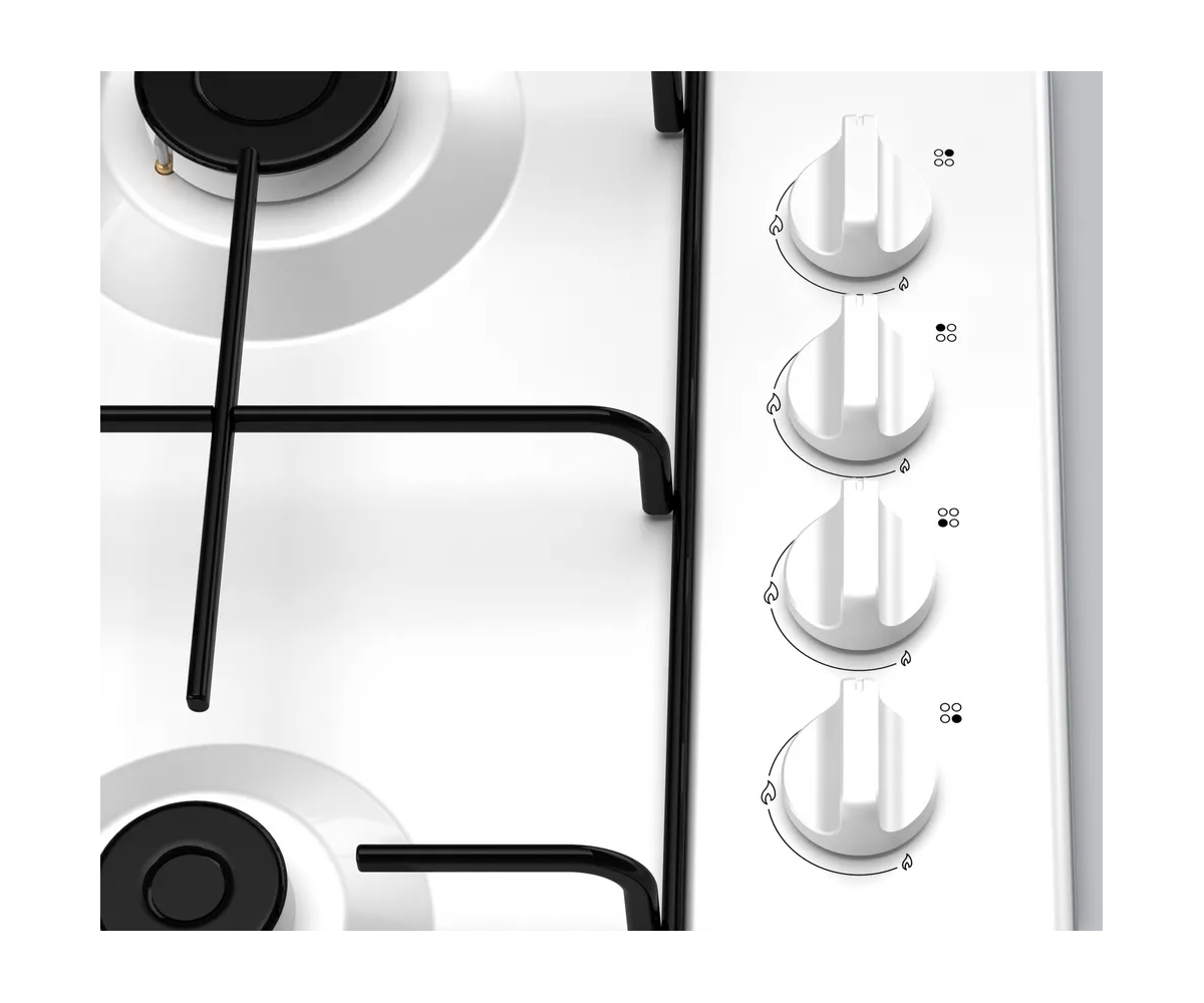 Profilo Ob30p2b82d Set Üstü Ocak Beyaz Emaye Dg 60 Cm