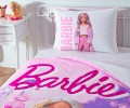 Taç Lisanslı Nevresim Tek Kişilik Barbie Pink Power